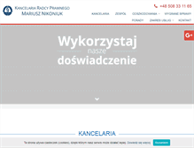 Tablet Screenshot of nikoniuk.com